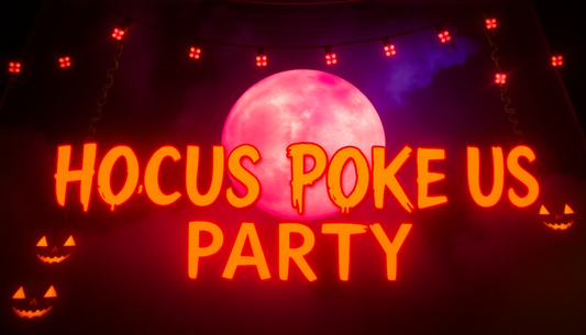 Gay Halloween Party with the theme Hocus Poke Us