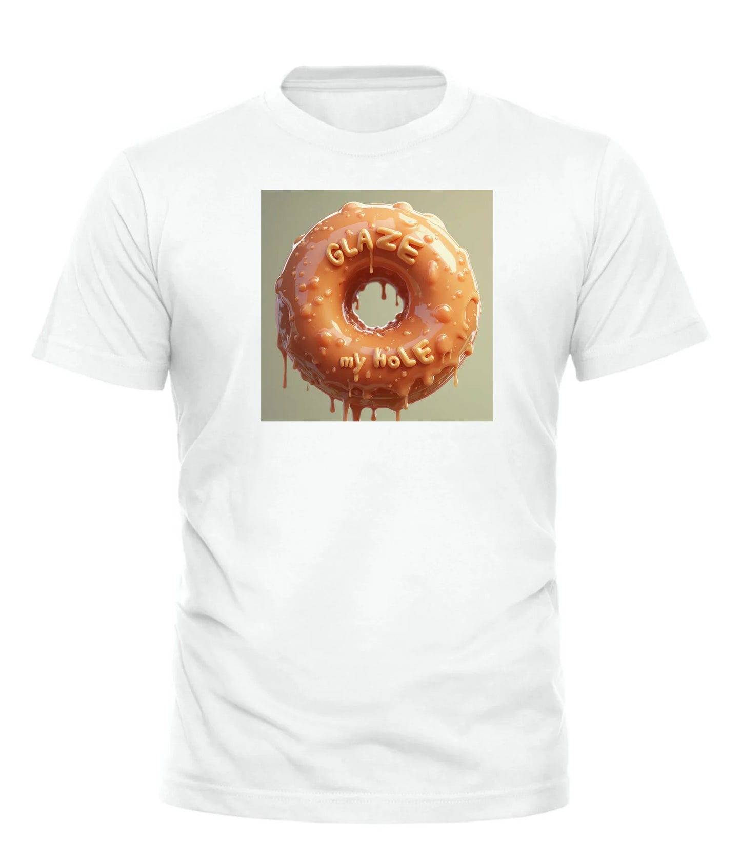GLAZE MY HOLE -DONUT T-SHIRT - GOOD TROUBLE FASHION