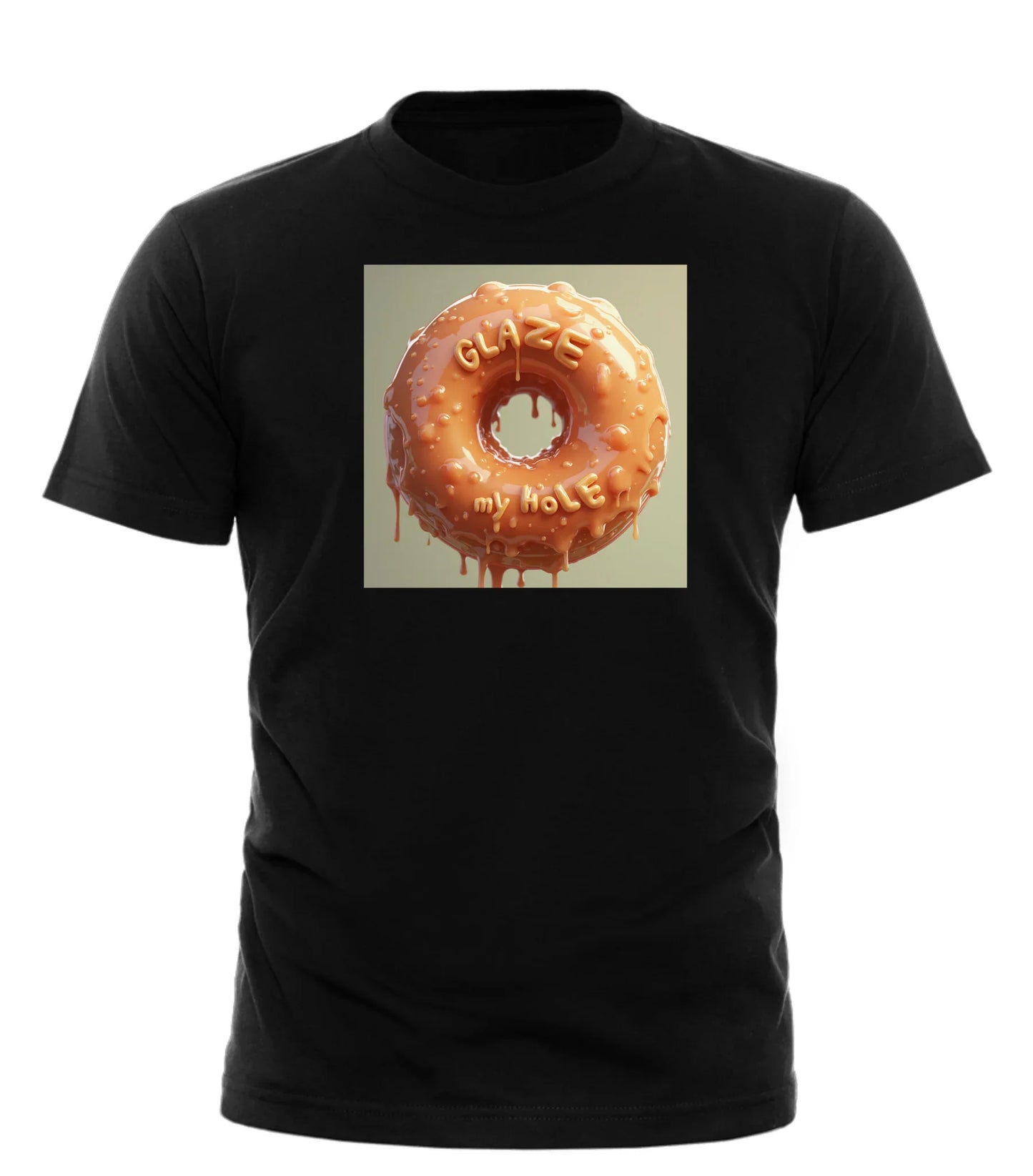 GLAZE MY HOLE -DONUT T-SHIRT - GOOD TROUBLE FASHION