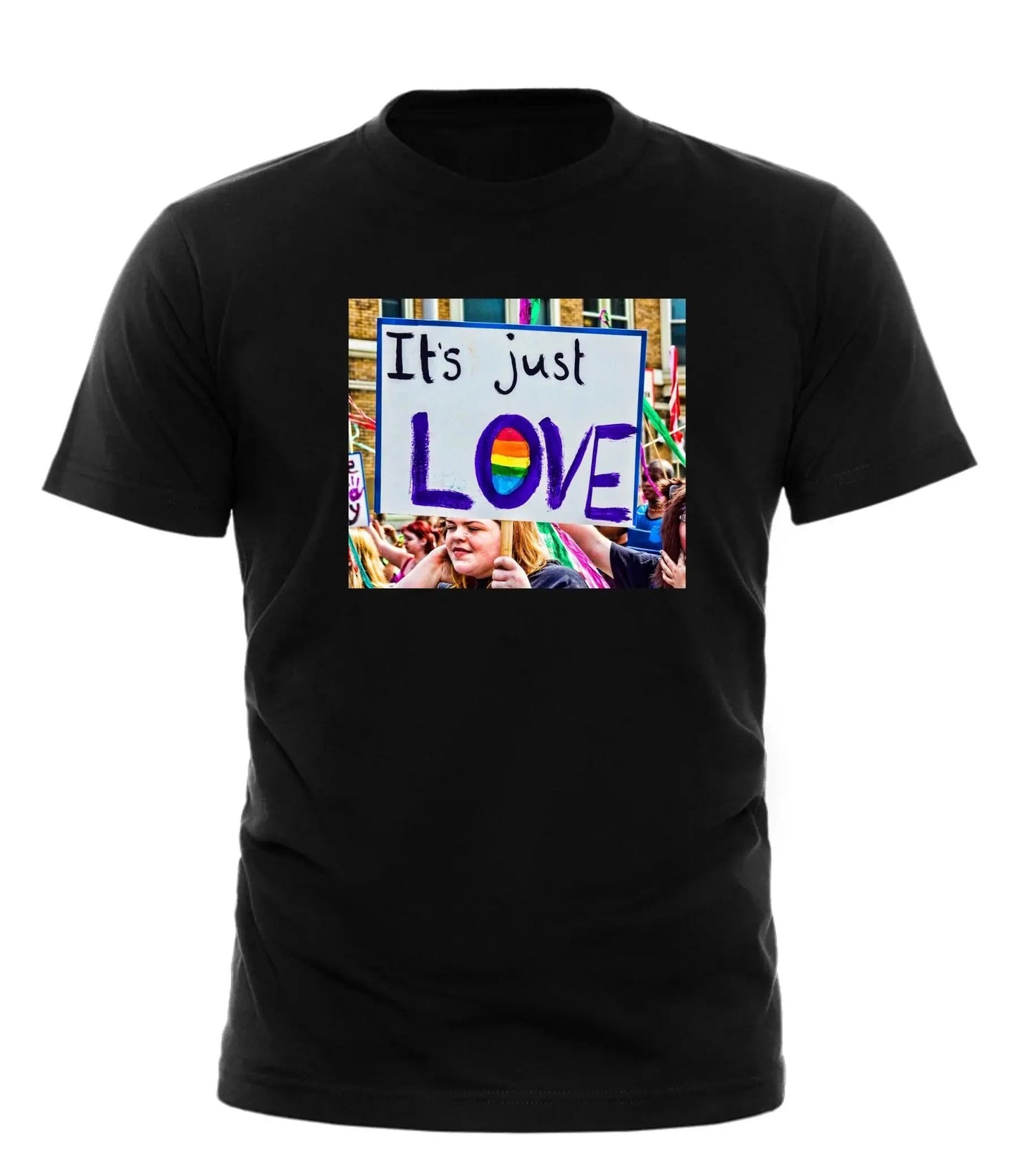 IT’S JUST LOVE PRIDE TEE - GOOD TROUBLE FASHION