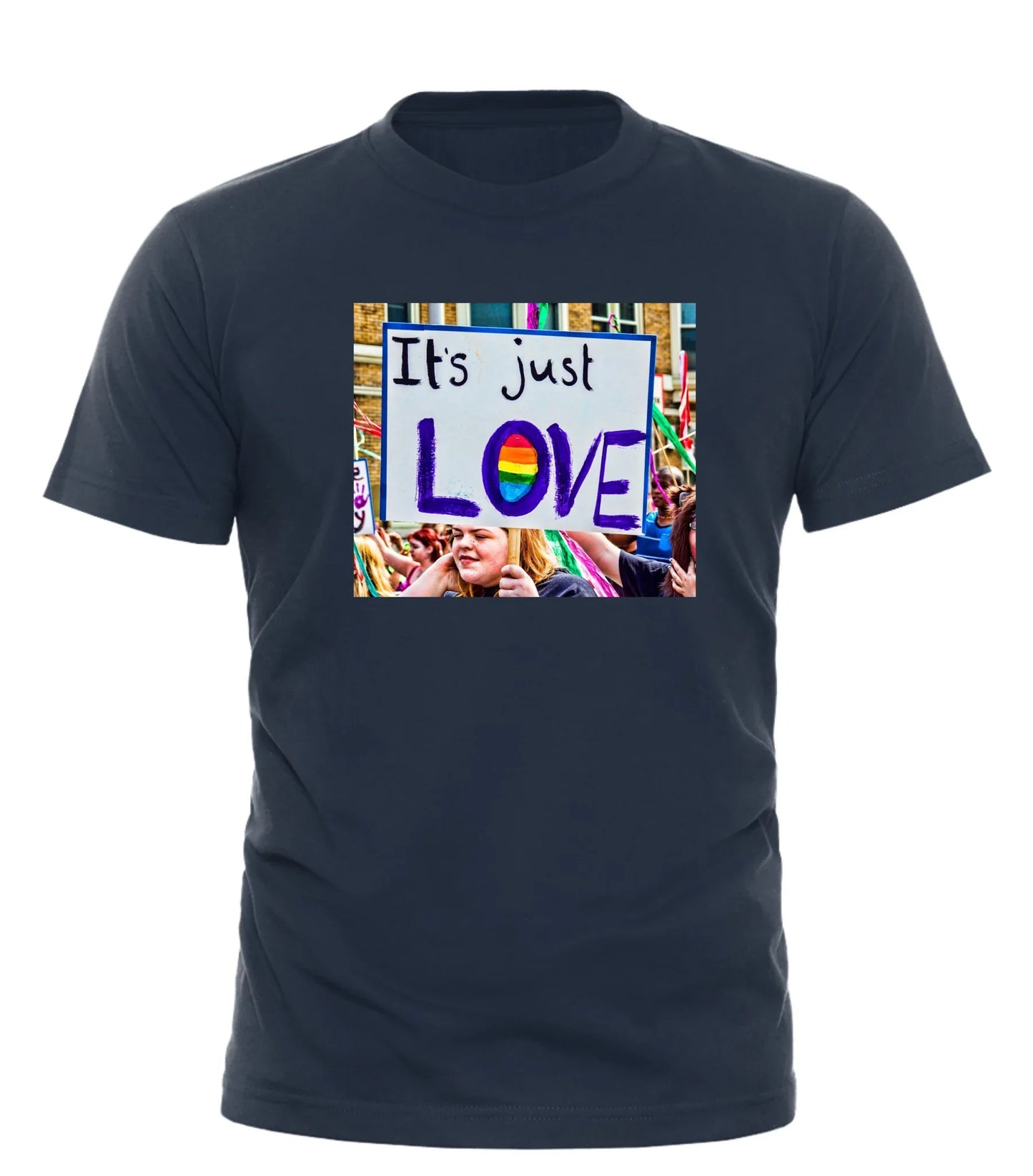 IT’S JUST LOVE PRIDE TEE - GOOD TROUBLE FASHION