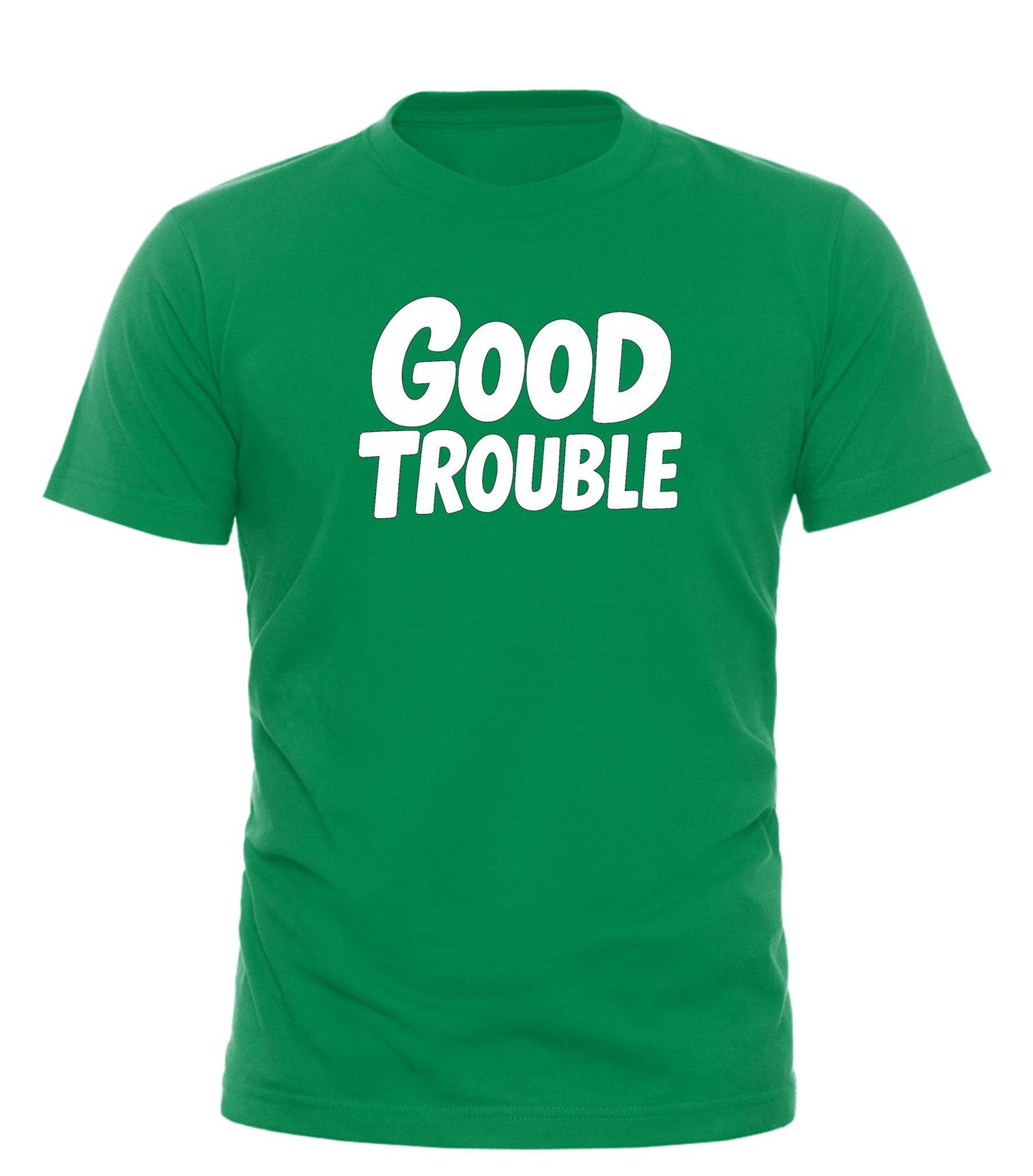 Good Trouble T Shirt - Bold Graphic Tee – unisex graphic cotton T-shirt from Good Trouble Fashion – soft jersey tee product photo