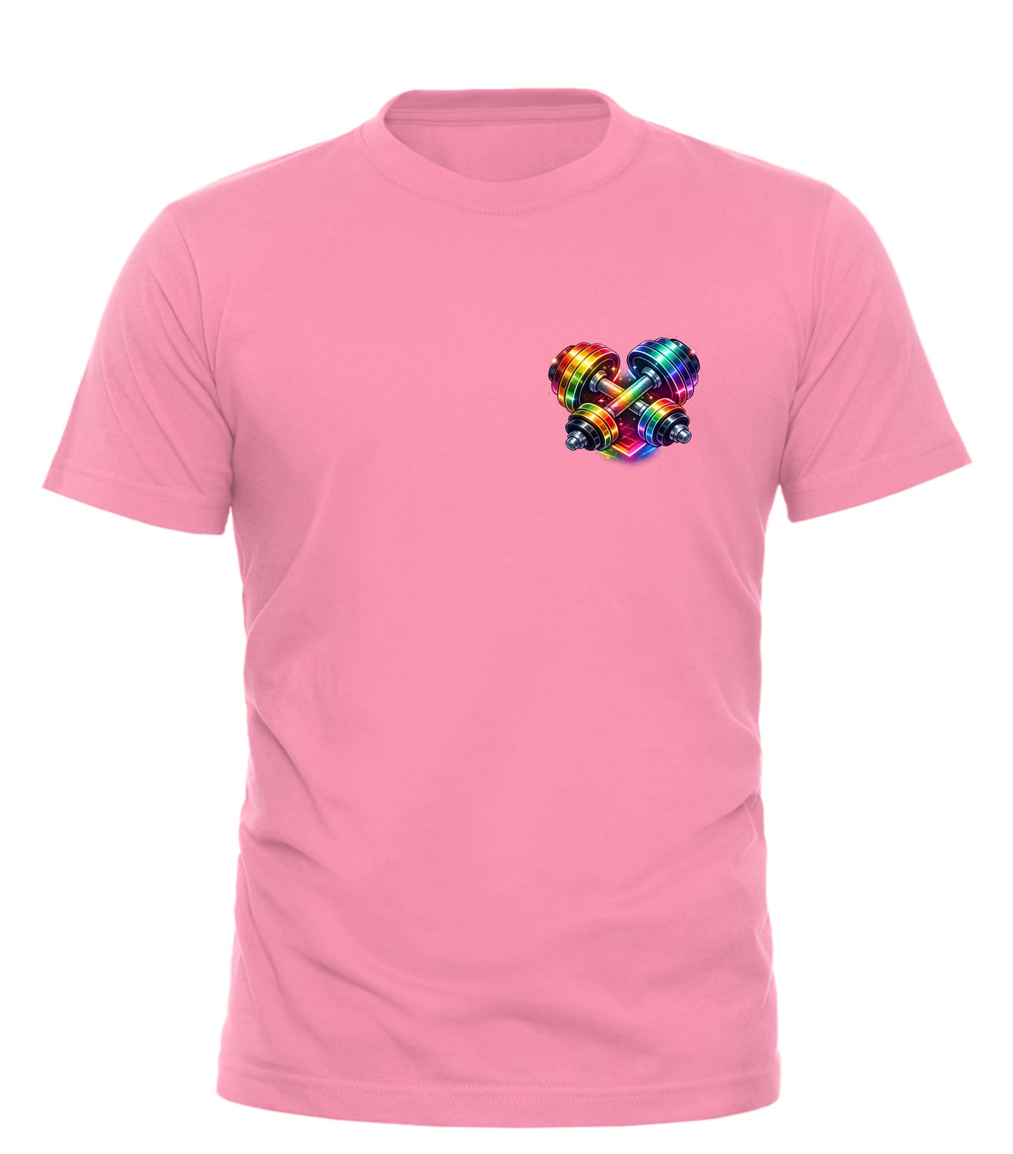Rainbow Dumbbell Pride Tee | Good Trouble Fashion