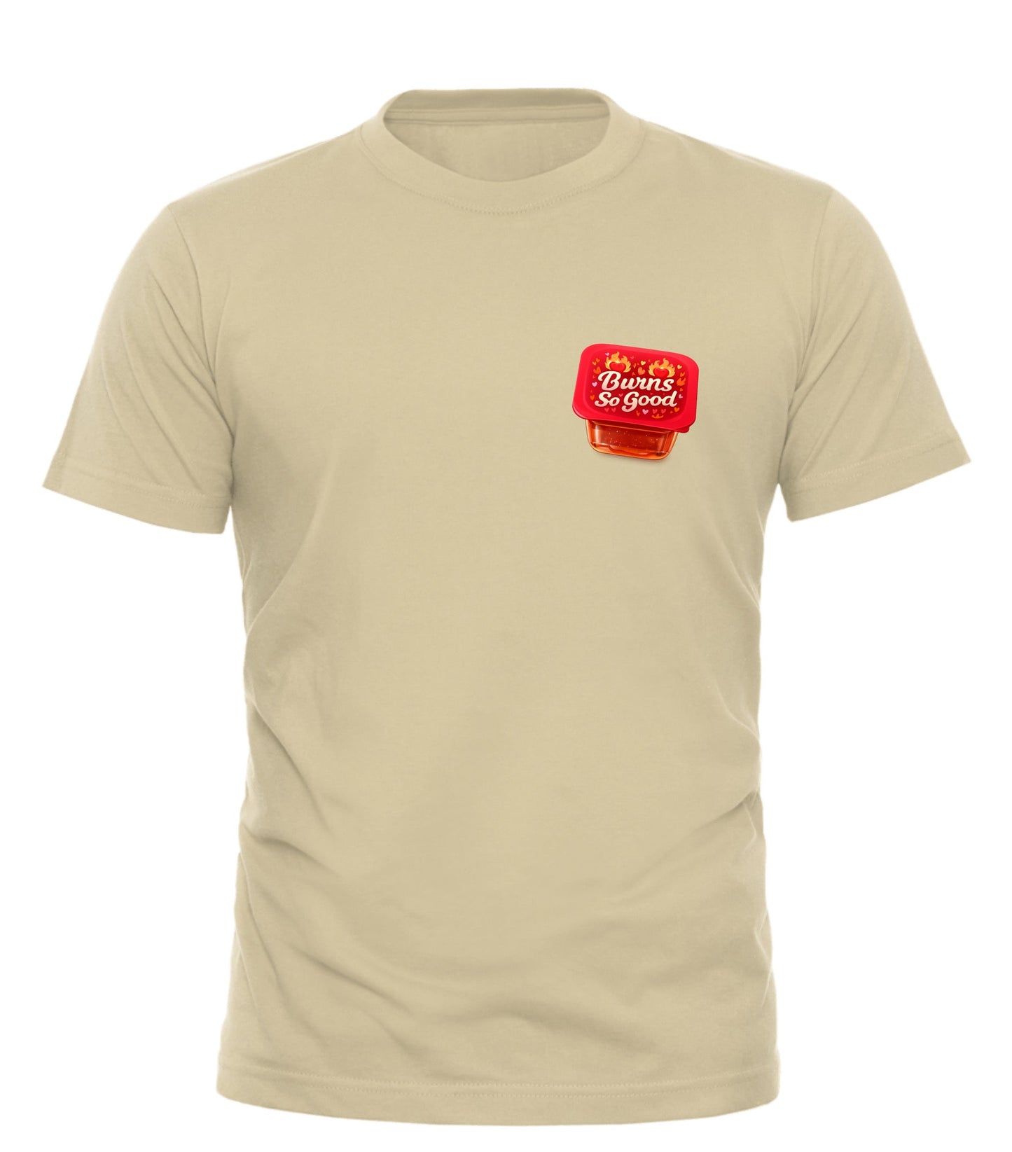 Burns So Good Hot Sauce T-Shirt - Unisex Graphic Pocket Tee - Good Trouble Fashion