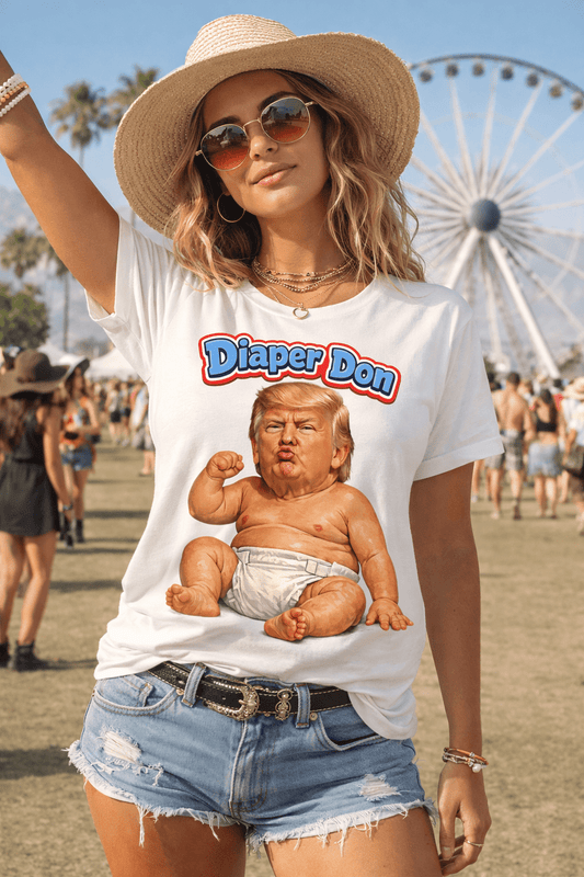 Diaper Don Political Shirt - Make a Bold Statement with This Unique Tee - Good Trouble Fashion