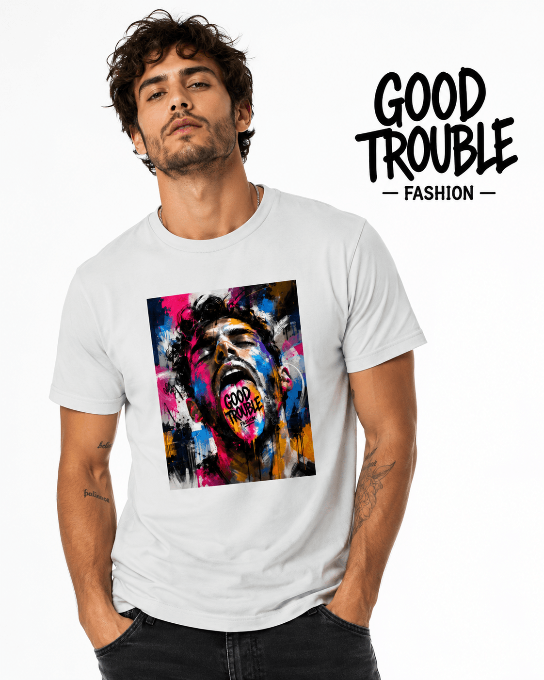Good Trouble™ “Speak Loud” Graphic Tee – Streetwear Statement T-Shirt - Good Trouble Fashion