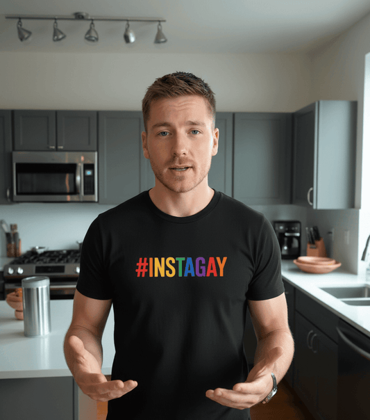 Instagay Rainbow T-Shirt for Trendy LGBTQ+ Style - Good Trouble Fashion