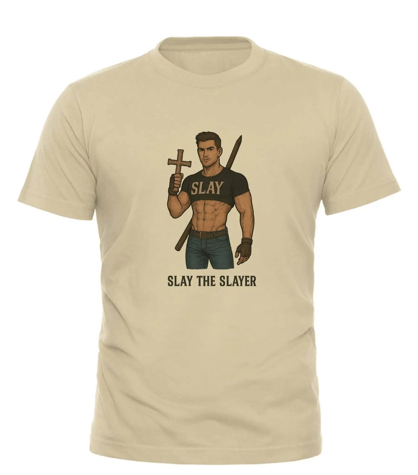 Slay the Slayer Tee for Fearless Fashion Statement - Good Trouble Fashion