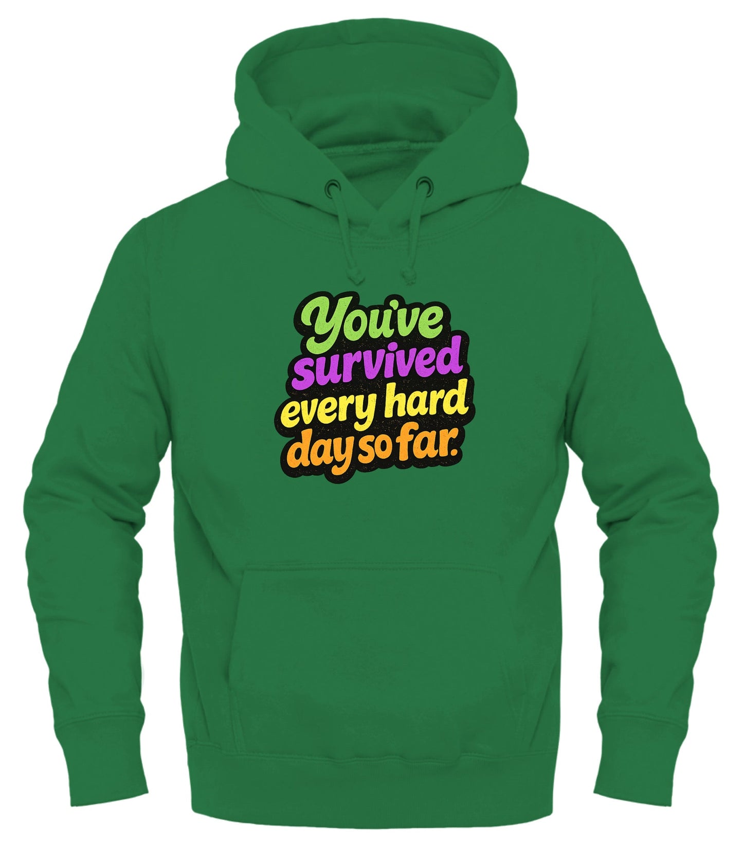 Survived Hard Days Hoodie - Inspirational Pullover Hoodie for Comfort and Resilience - Good Trouble Fashion