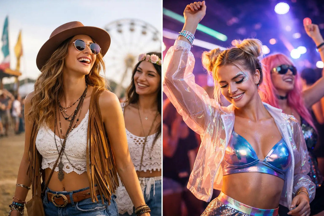 Festival Wear vs Rave Wear: What Fits You? - Good Trouble Fashion