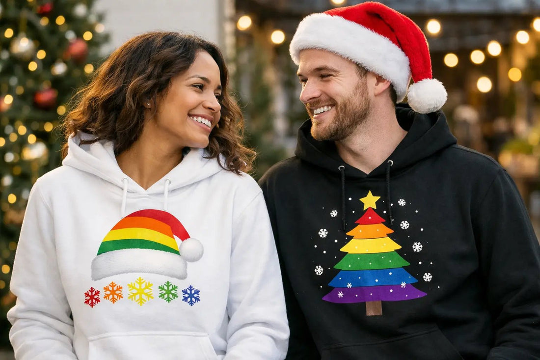 Holiday Pride Hoodies That Bring the Cheer - Good Trouble Fashion