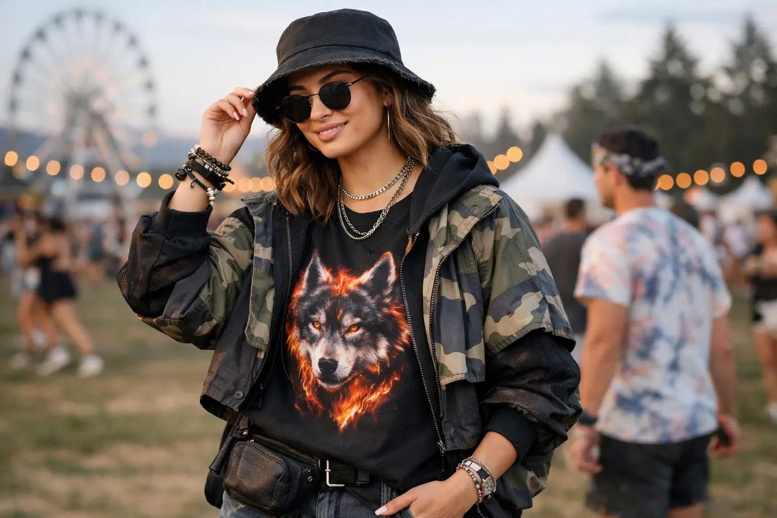 How to Layer Festival Streetwear Without Hiding It - Good Trouble Fashion