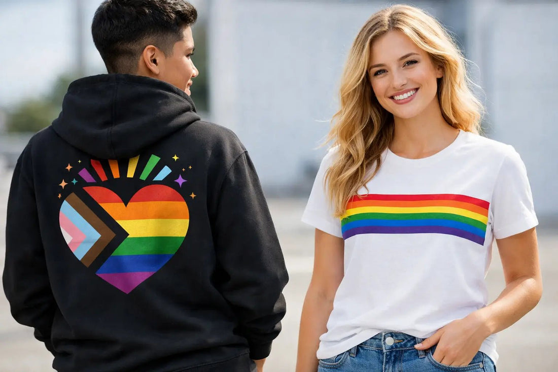 Pride Hoodies vs Rainbow Basics Wear It Loud - Good Trouble Fashion
