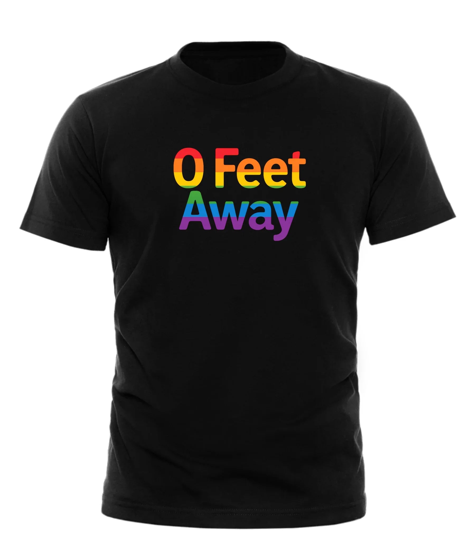 Good Trouble Fashion 0 feet away pride tee - Rainbow Pride Shirt