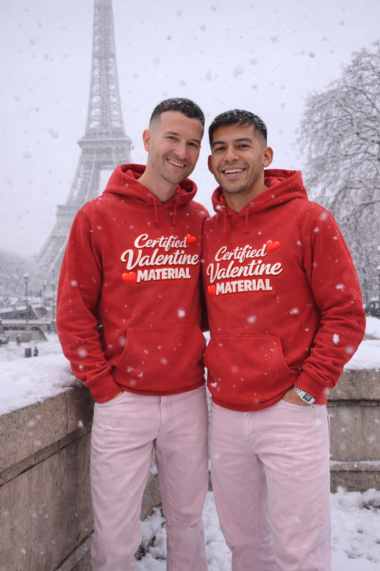 Certified Valentine Material Hoodie - Good Trouble Fashion
