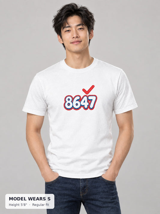 8647 Action Tee on a slim model wearing size S, 5'8" - Good Trouble Fashion