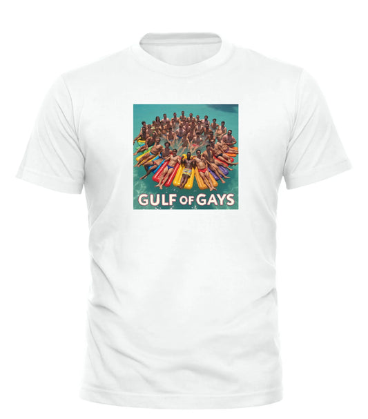 GOOGLES GULF OF GAYS TEE - GOOD TROUBLE FASHION