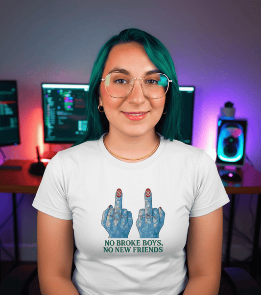 Trendy No Broke Boys T-Shirt for Stylish Individuals | Good Trouble Fashion - Good Trouble Fashion