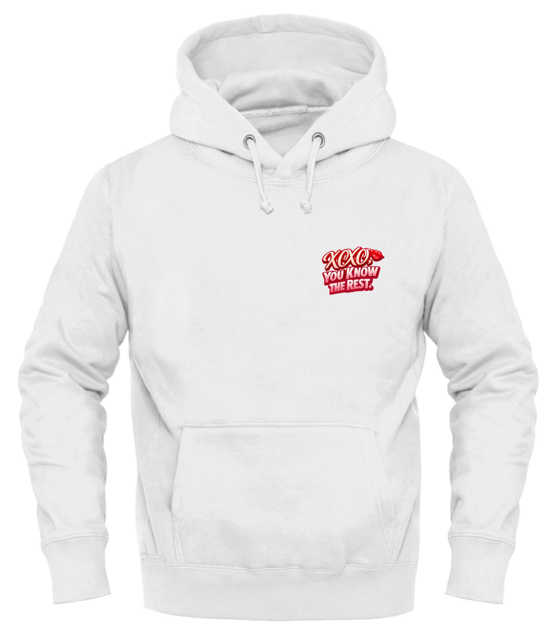 XOXO You Know The Rest Hoodie – Unisex Flirty Valentine’s Sweatshirt - Good Trouble Fashion