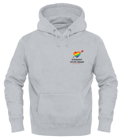 Straight to My Heart™ Pride Hoodie – Cozy, Colorful & Full of Heart - Good Trouble Fashion