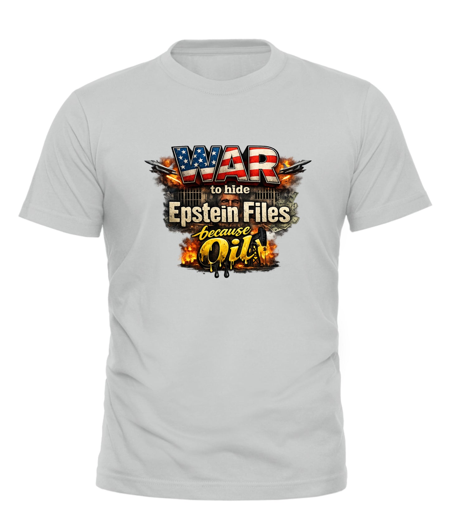 War Epstein File Secrets Tee - Unique Graphic Tee for Bold Statements