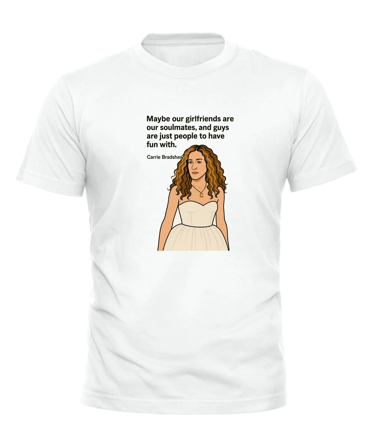 GIRLFRIEND SOULMATES TEE - GOOD TROUBLE FASHION