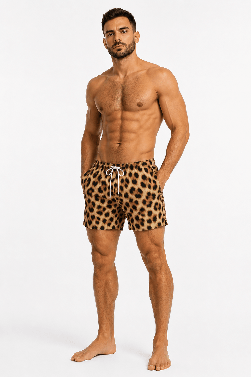 Animal Print Shorts - Stylish Mesh Design for Comfort - Good Trouble Fashion