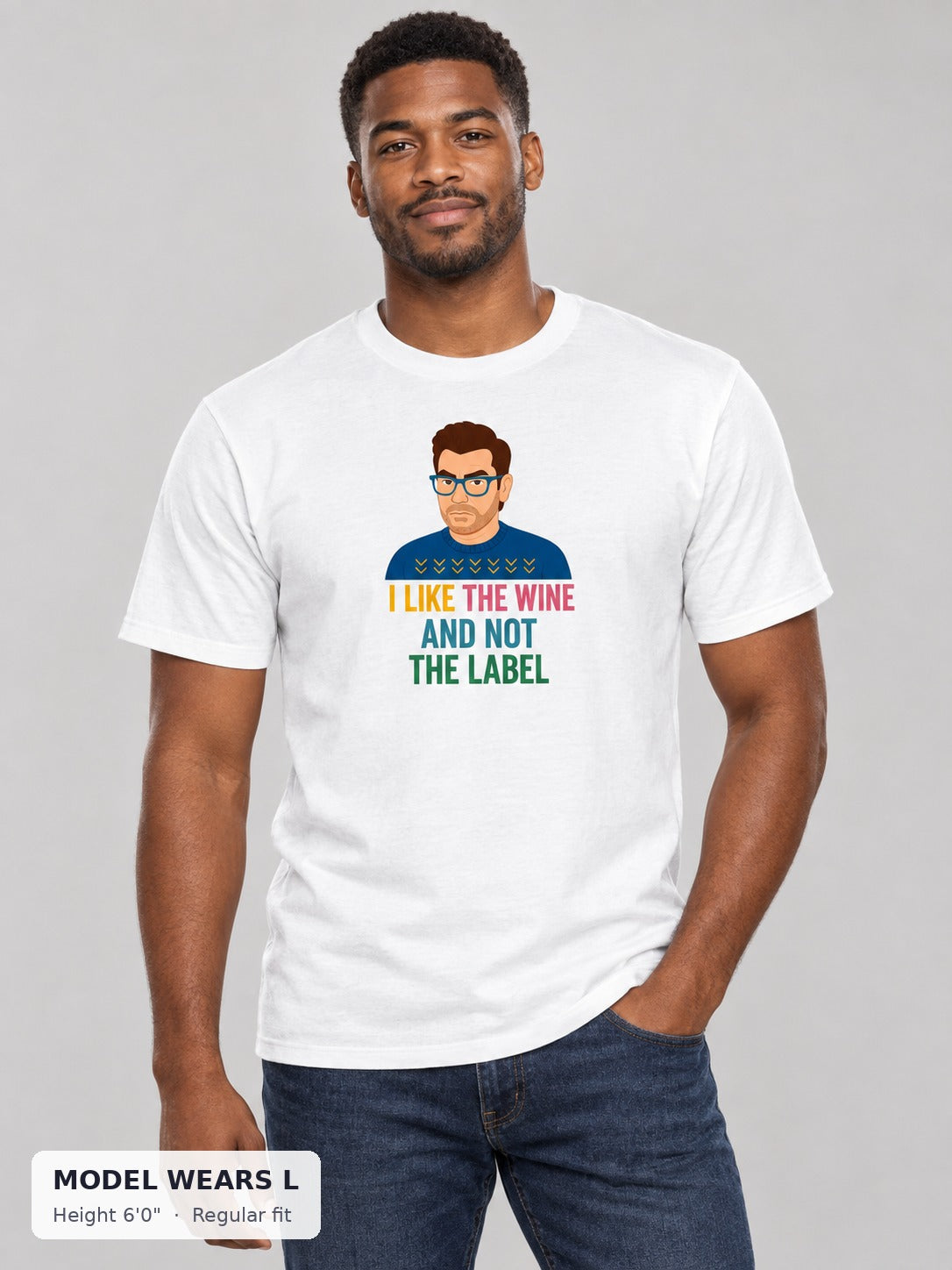 Anti-Label Pride Tee on an athletic model wearing size L, 6'0" - Good Trouble Fashion