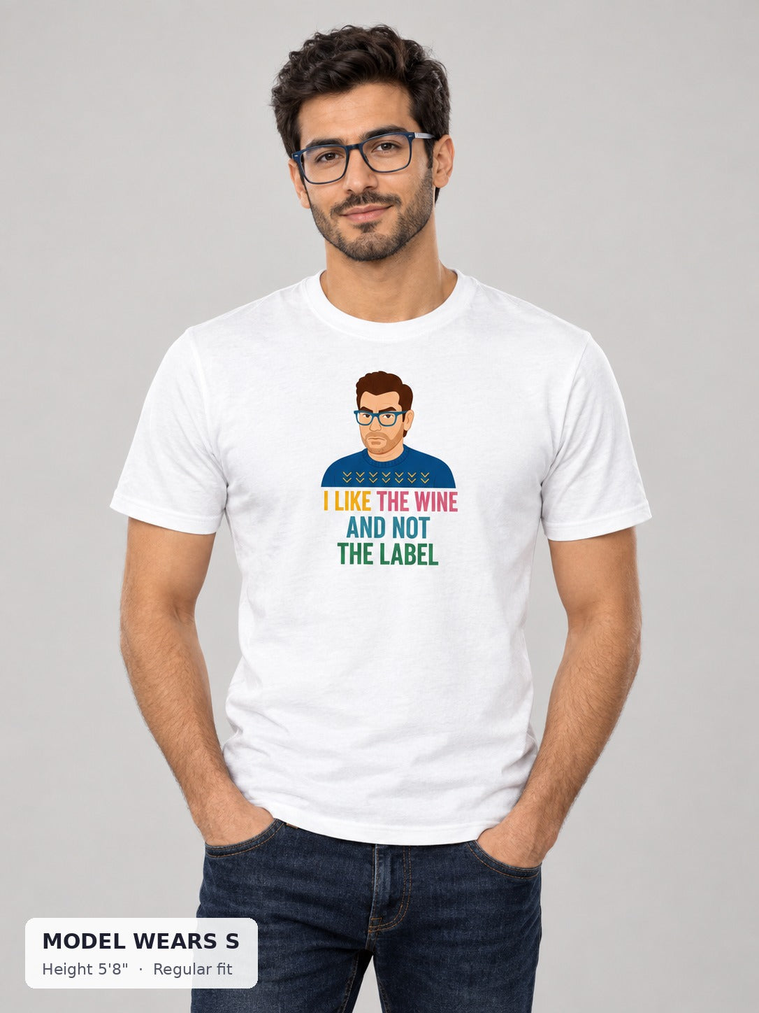 Anti-Label Pride Tee on a slim model wearing size S, 5'8" - Good Trouble Fashion
