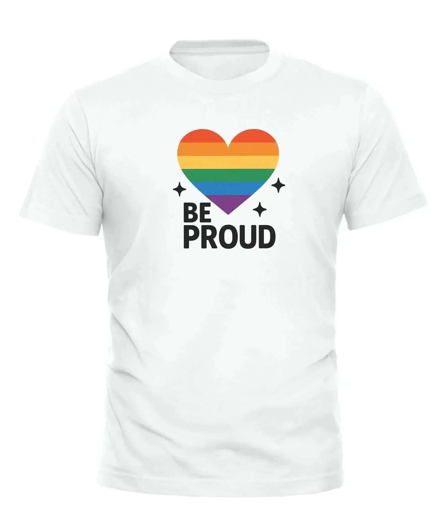 Be Proud with Love Pride Tee - Celebrate Your Identity and Style - Good Trouble Fashion