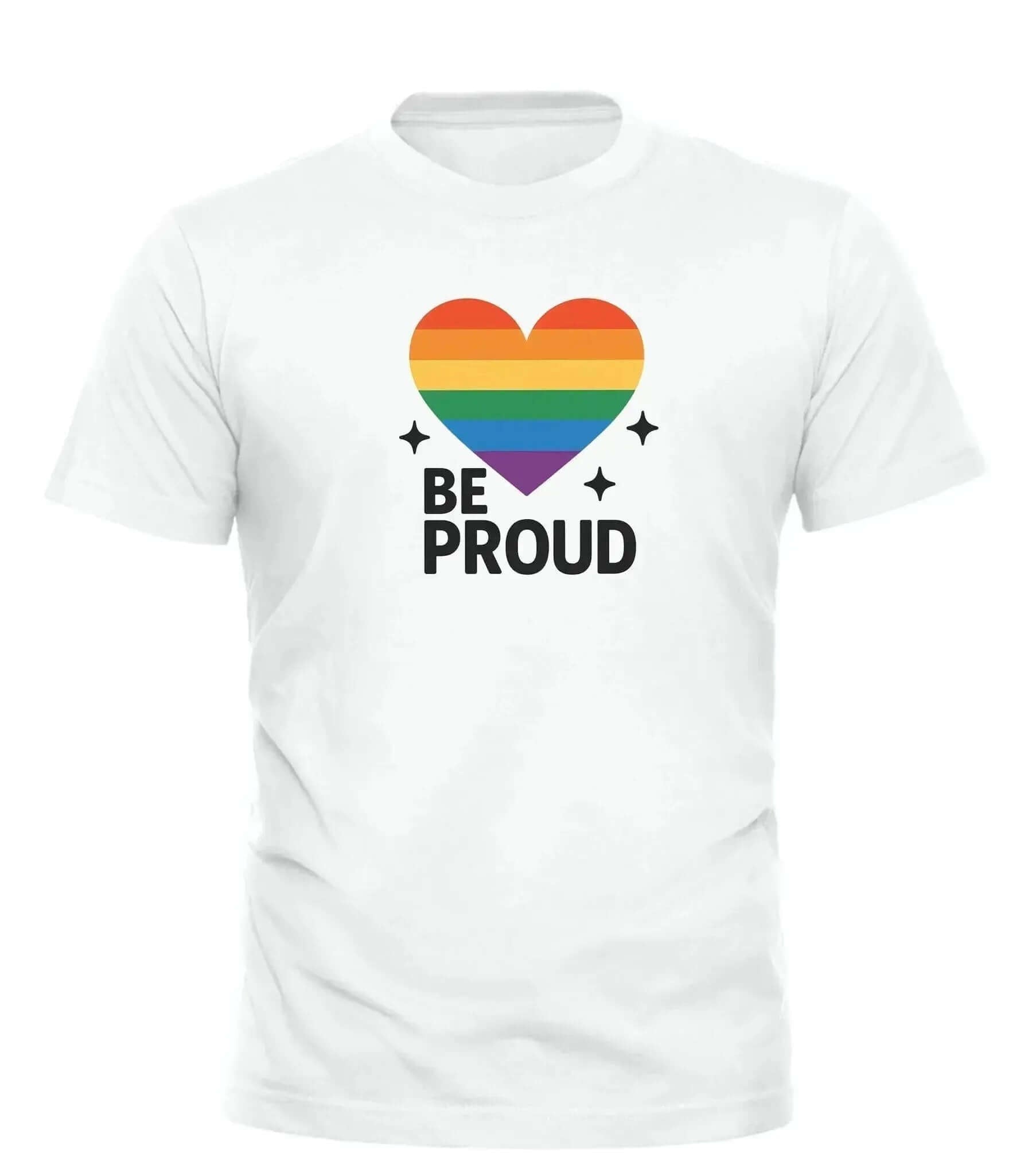Be Proud with Love Pride Tee - Celebrate Your Identity and Style - Good Trouble Fashion