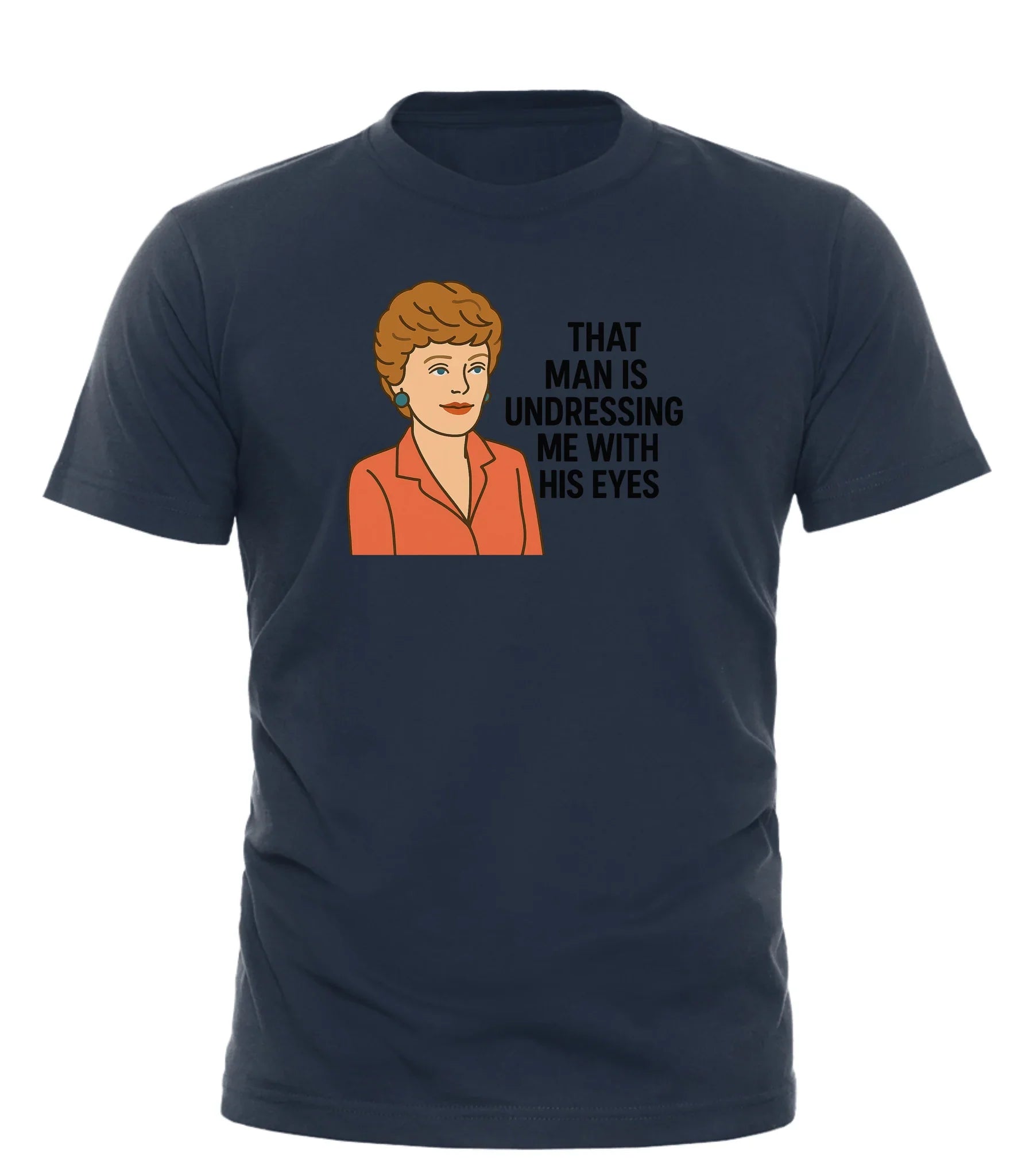 Good Trouble Garments Blanche character graphic tee featuring a quote and illustration of a woman