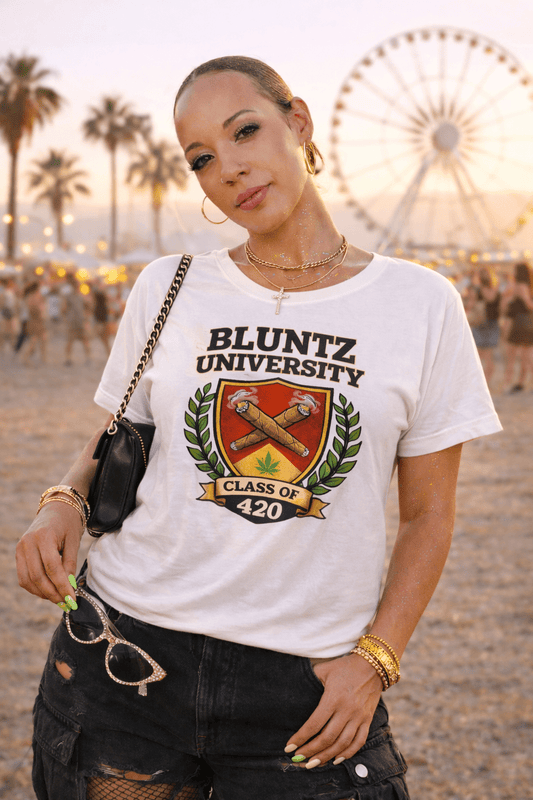 BLUNTZ UNIVERSITY T - SHIRT - Good Trouble Fashion