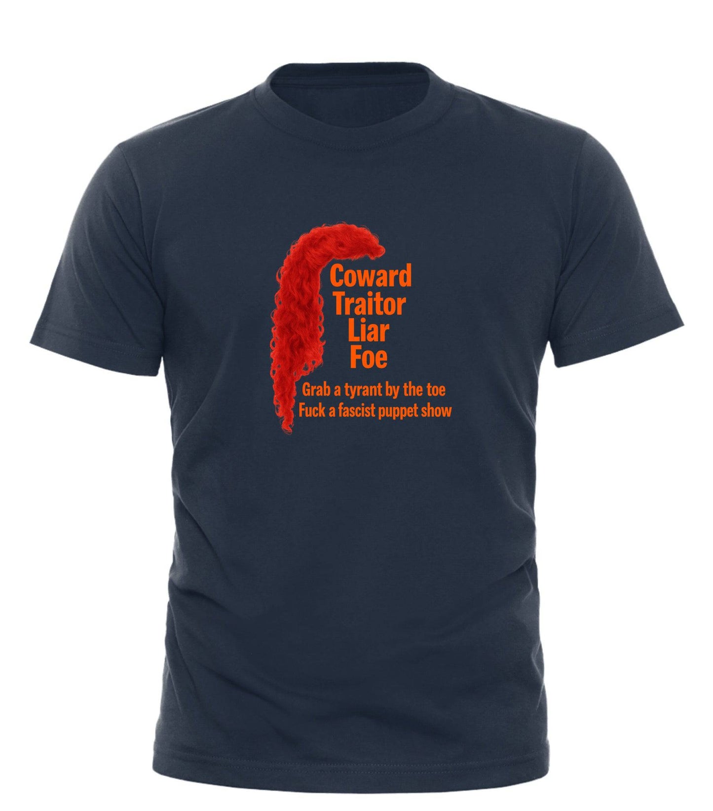 Coward. Traitor. Liar. Foe. Trump Protest T-Shirt - Good Trouble Fashion