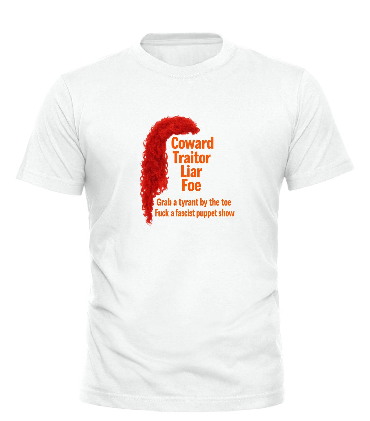 Coward. Traitor. Liar. Foe. Trump Protest T-Shirt - Good Trouble Fashion