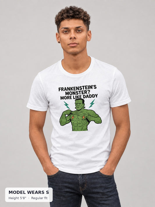 Daddy Monster Tee on model wearing size S - Good Trouble Fashion