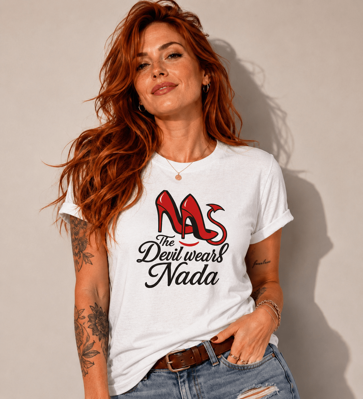 Devil Wears Nada T-Shirt for Effortless Style and Comfort - Good Trouble Fashion