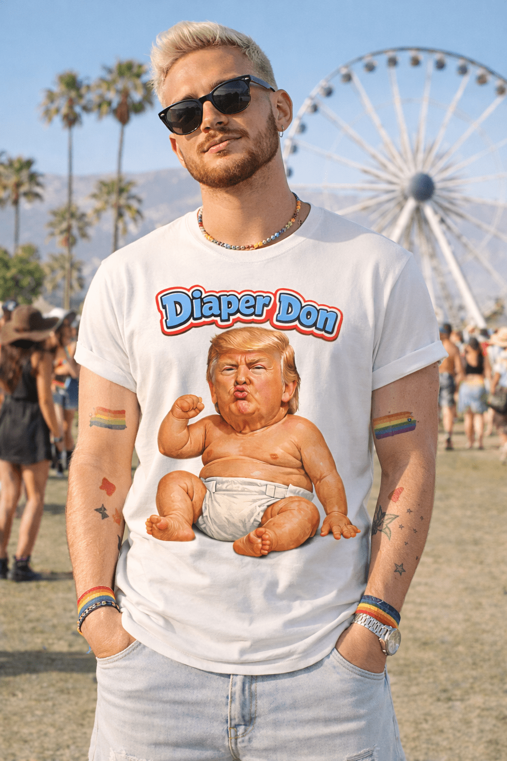 Diaper Don Political Shirt - Make a Bold Statement with This Unique Tee - Good Trouble Fashion