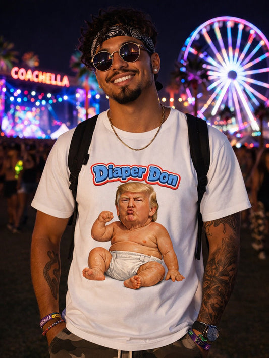 Diaper Don Political Shirt - Make a Bold Statement with This Unique Tee - Good Trouble Fashion