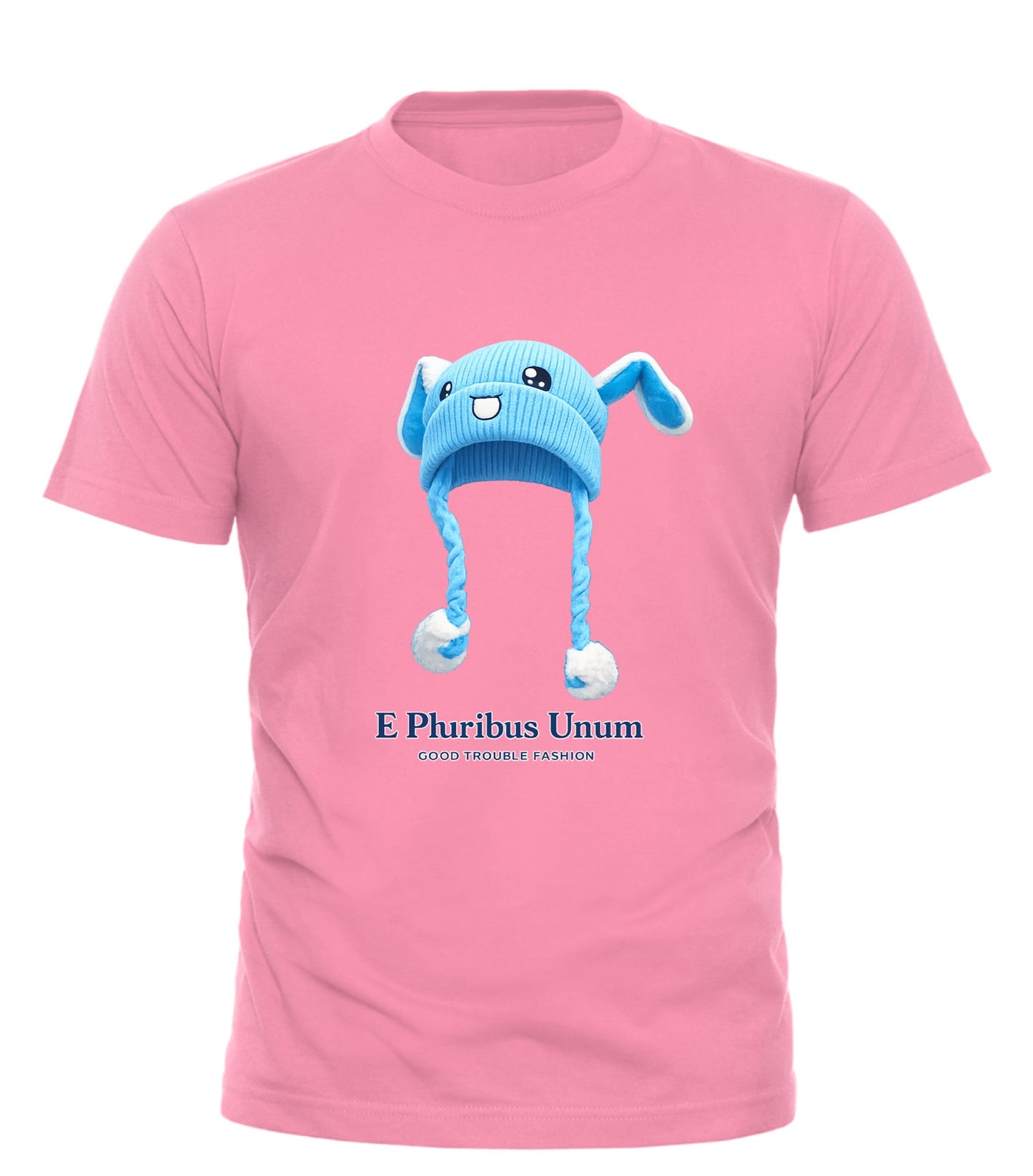 E pluribus unum T-shirt - Blue Hat Boy Design for Everyday Wear - Good Trouble Fashion