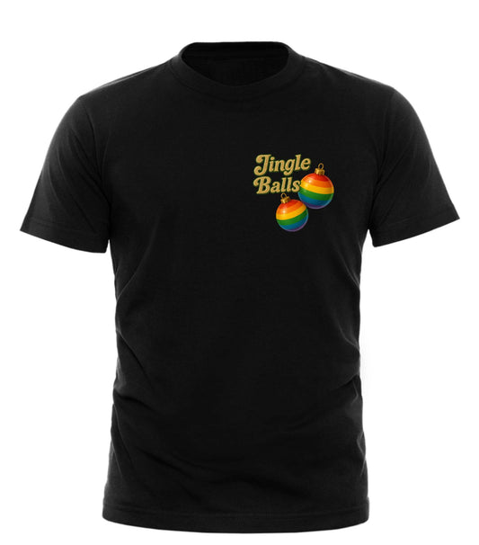 Festive Jingle Balls T-Shirt for Holiday Cheer - Good Trouble Fashion