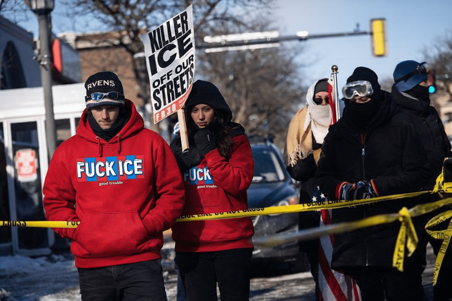 FUCK ICE – Good Trouble Activist Hoodie for Social Change - Good Trouble Fashion