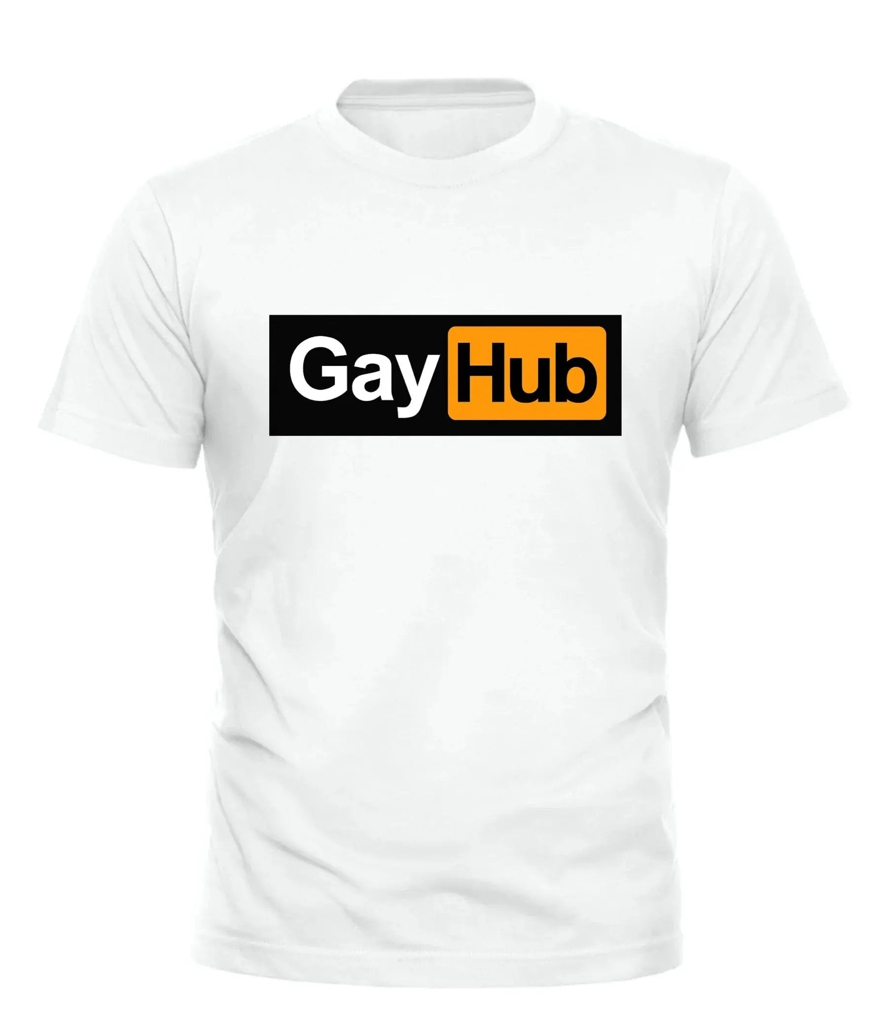 GOOD TROUBLE FASHION Gay Hub Parody Shirt - Humor Tee