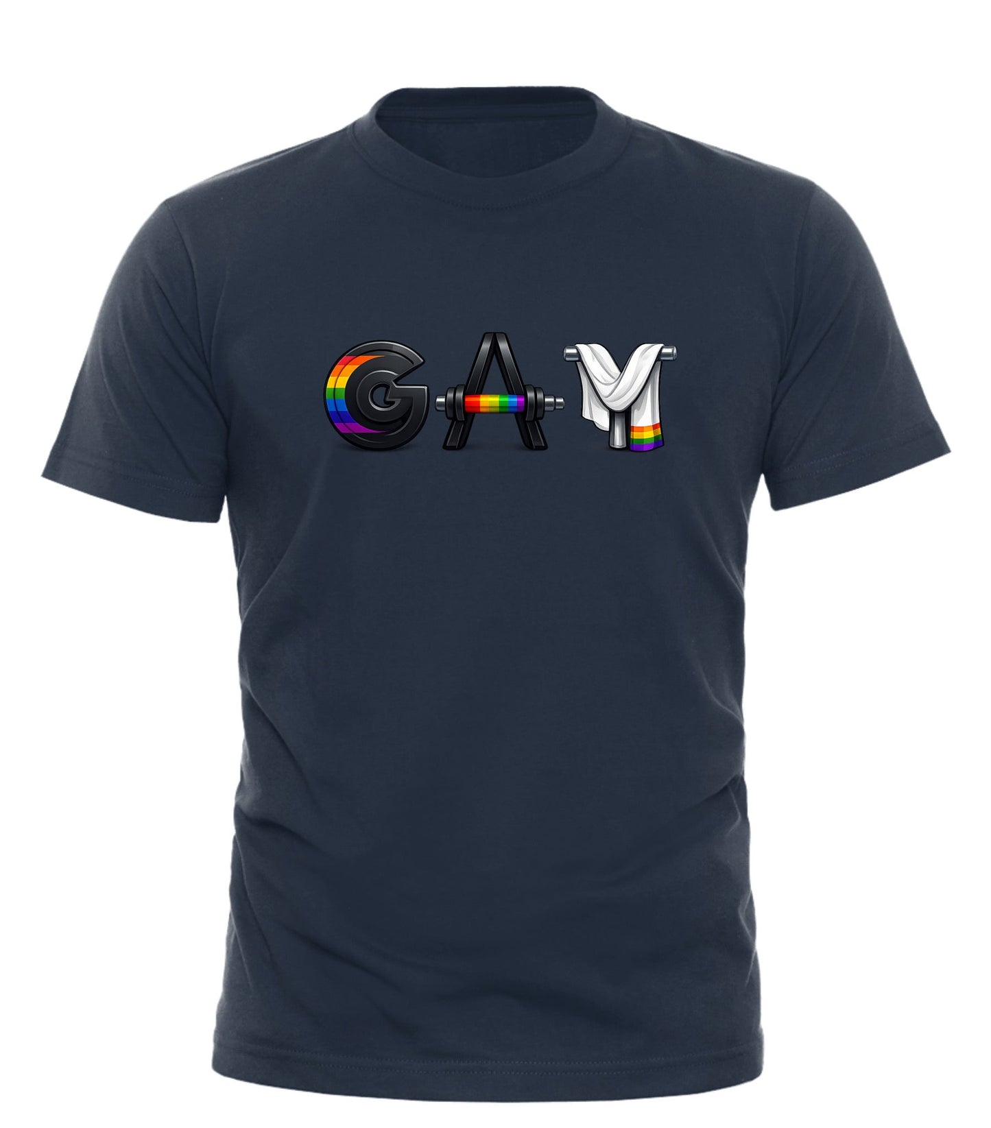 GAY Pride Fitness Tee | Barbell Pride Apparel for Good Trouble - Good Trouble Fashion