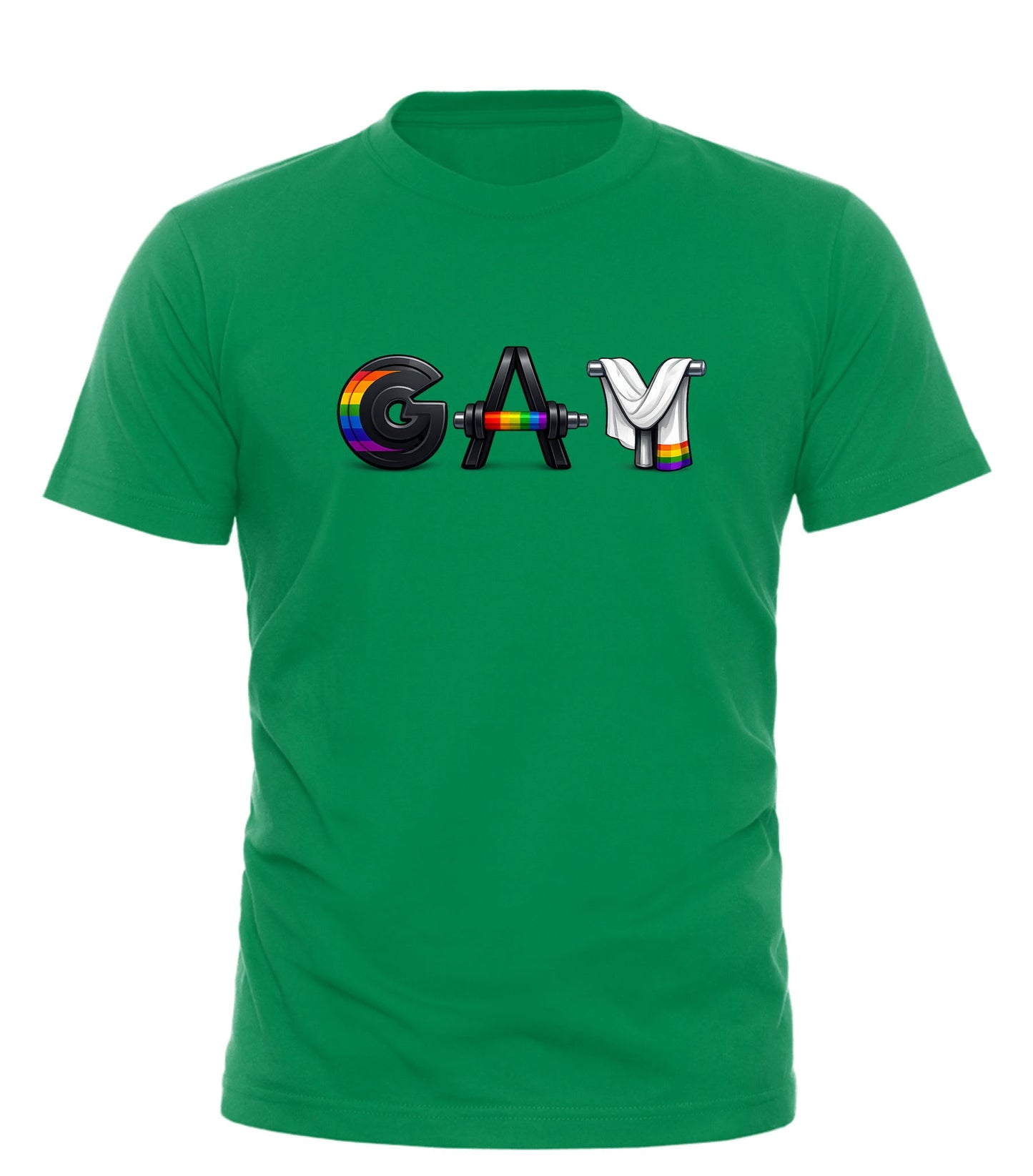 GAY Pride Fitness Tee | Barbell Pride Apparel for Good Trouble - Good Trouble Fashion