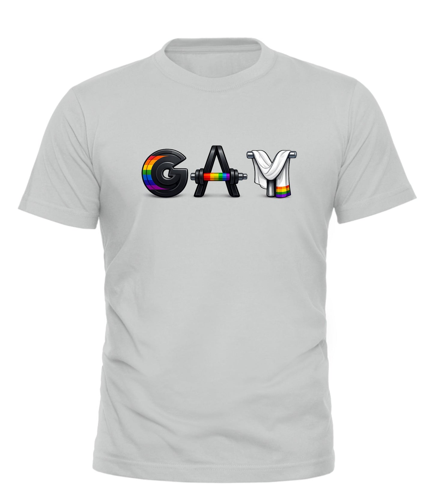 GAY Pride Fitness Tee | Barbell Pride Apparel for Good Trouble - Good Trouble Fashion