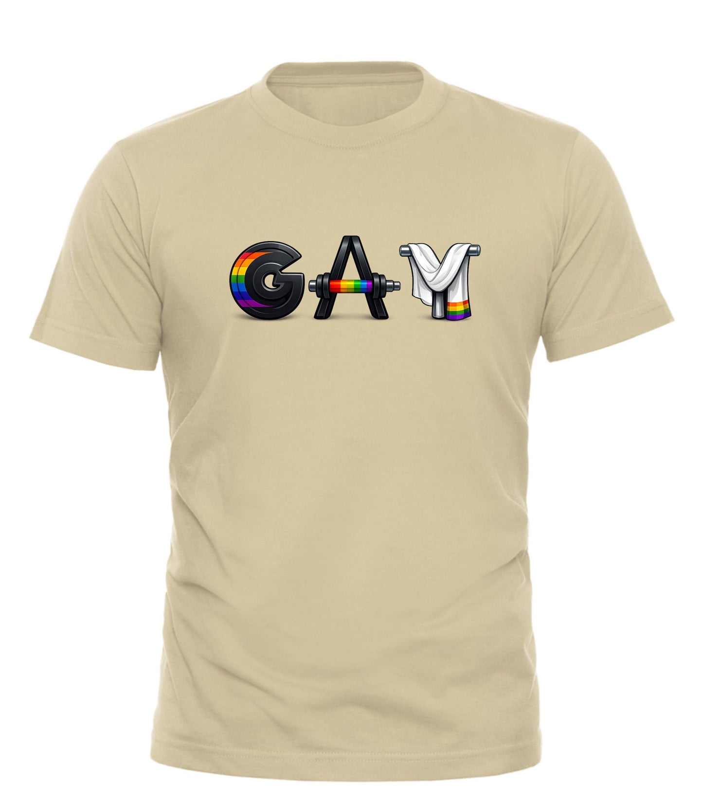 GAY Pride Fitness Tee | Barbell Pride Apparel for Good Trouble - Good Trouble Fashion