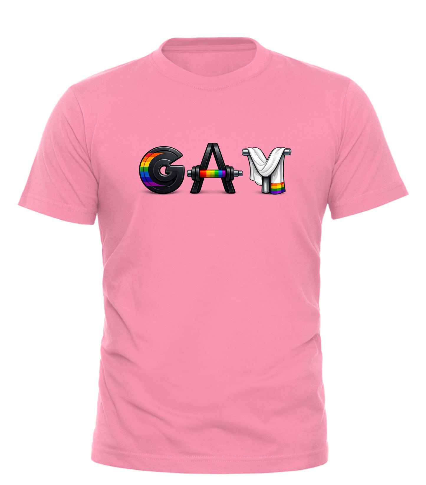 GAY Pride Fitness Tee | Barbell Pride Apparel for Good Trouble - Good Trouble Fashion
