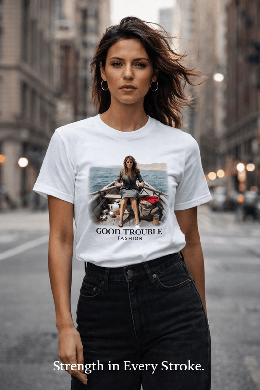 GET OUT MILANIA TEE - Good Trouble Fashion