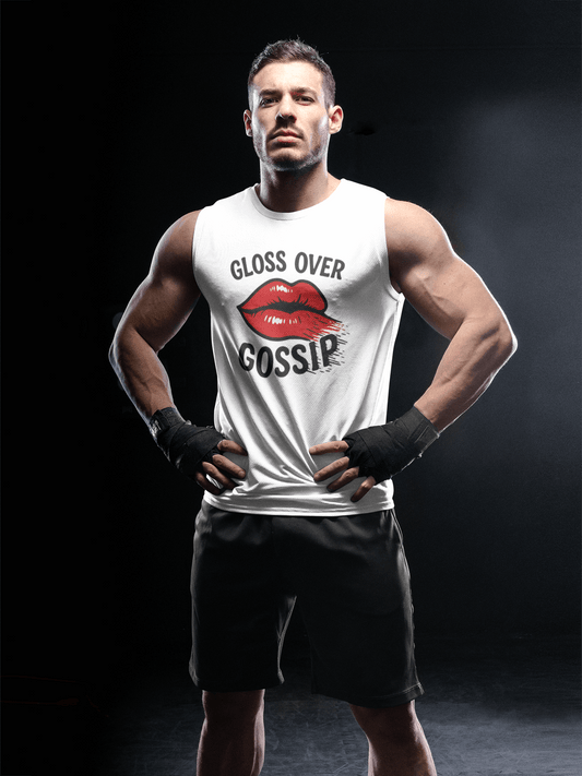 Gloss Over Gossip Viral Muscle Tank for Trendy Fitness Fashion - Good Trouble Fashion